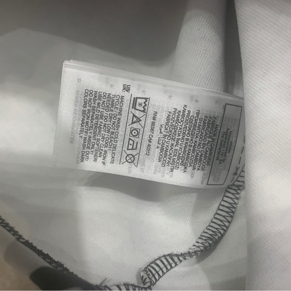 Adidas Sweatshirt Womens Small Black White Camo All Over Print Cropped Pullover - Picture 10 of 10